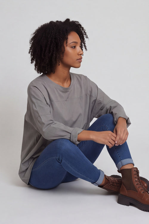 Dianne Cotton Top Mocha – image 5 of 5