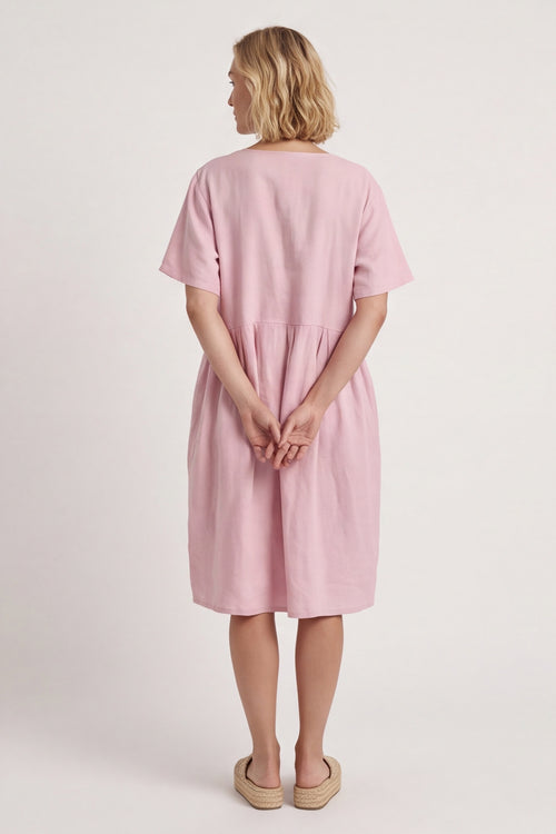 Zouch Linen Cap Sleeve Dress – image 5 of 6
