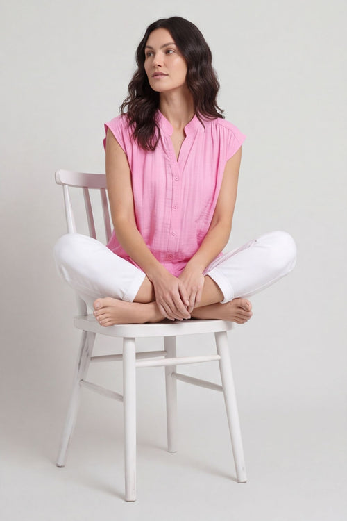 Kimmie Sleeveless Blouse Pink – image 4 of 5
