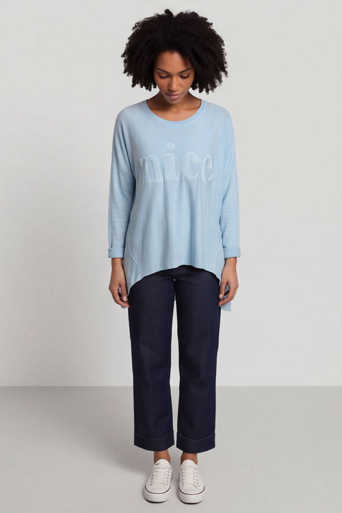 Nice Knit Top Light Blue – image 5 of 6