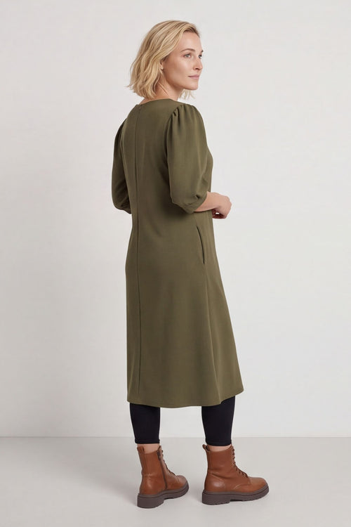 Florentina Dress Khaki – image 5 of 6