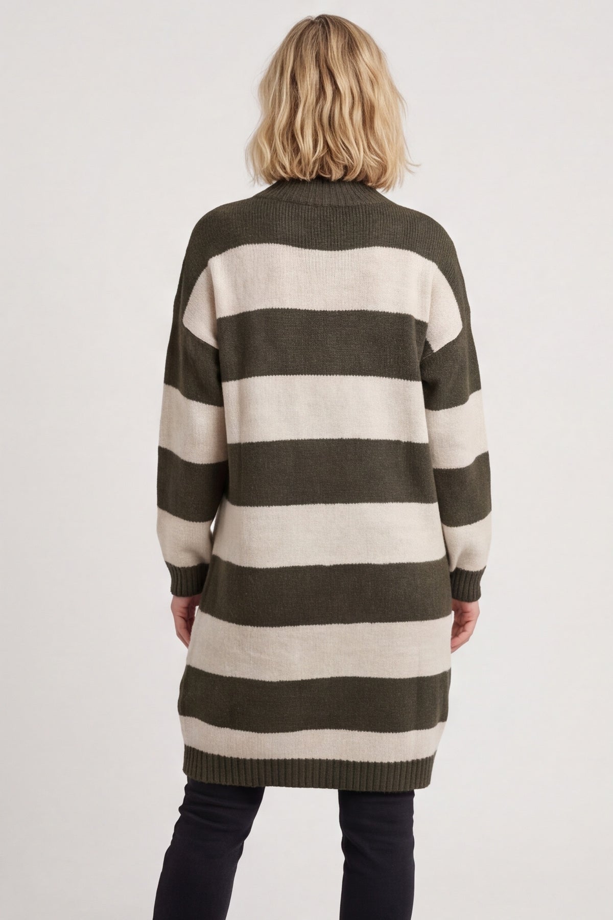 Osanna Stripe Knitted Jumper Khaki – image 5 of 6