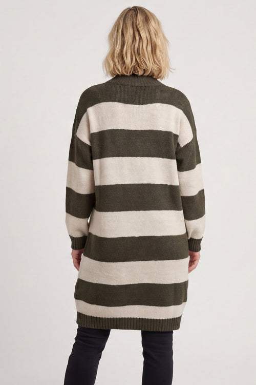 Osanna Stripe Knitted Jumper Khaki – image 5 of 6