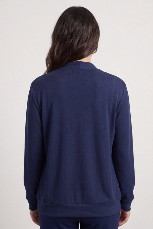 Evianna Knitted Top Navy – image 5 of 6
