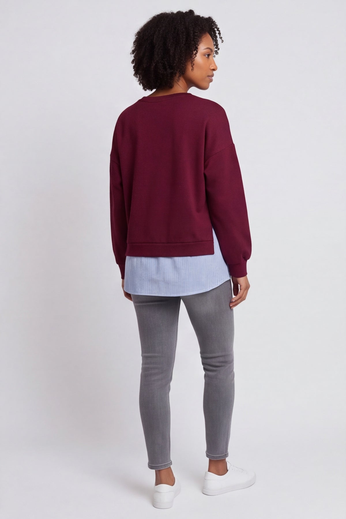 Gail Layer Detail Top Wine – image 5 of 6