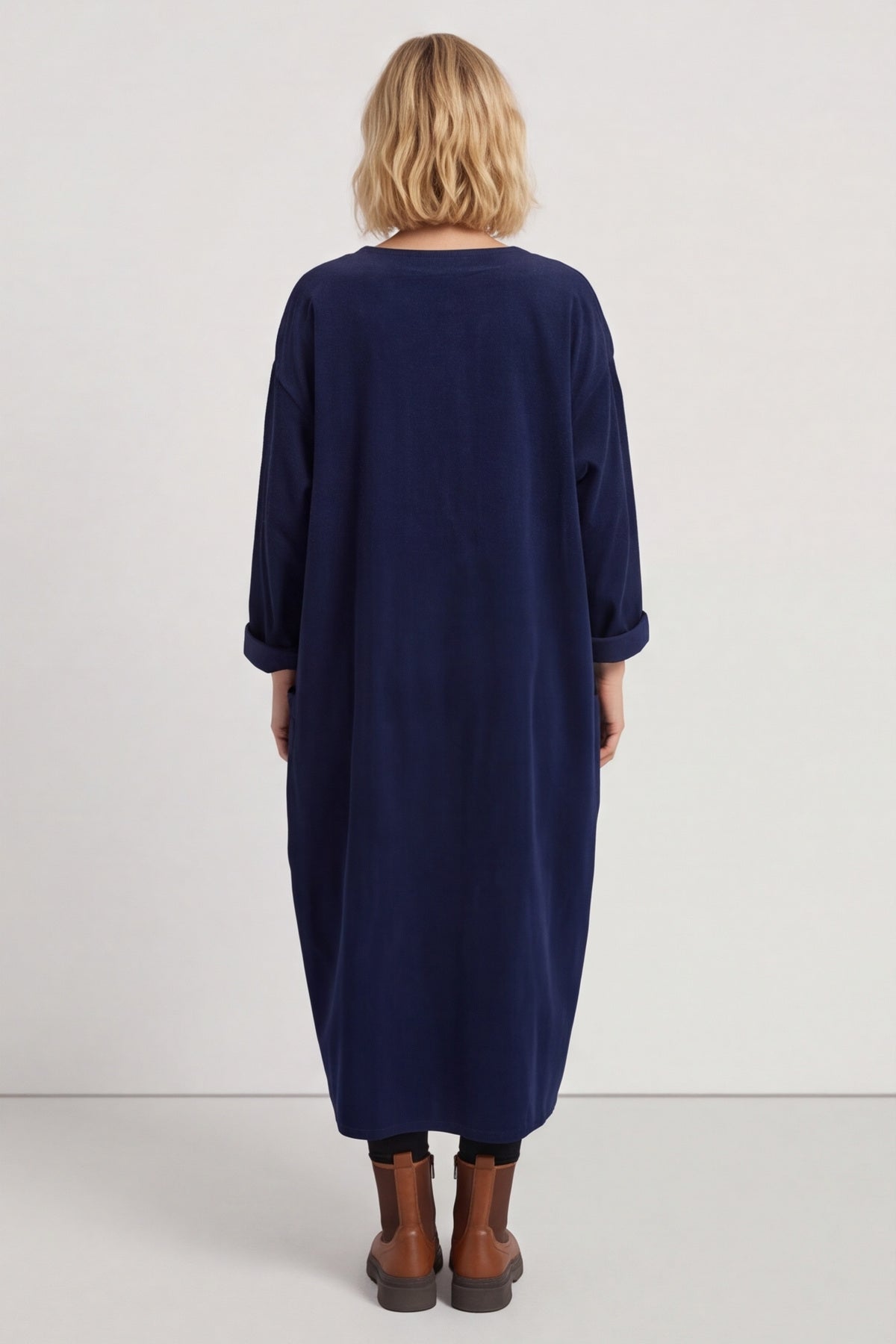 Cerys Cord Pocket Dress Navy – image 5 of 6