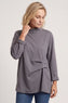 Celandine Cowl Neck Top Mid Grey – image 3 of 4