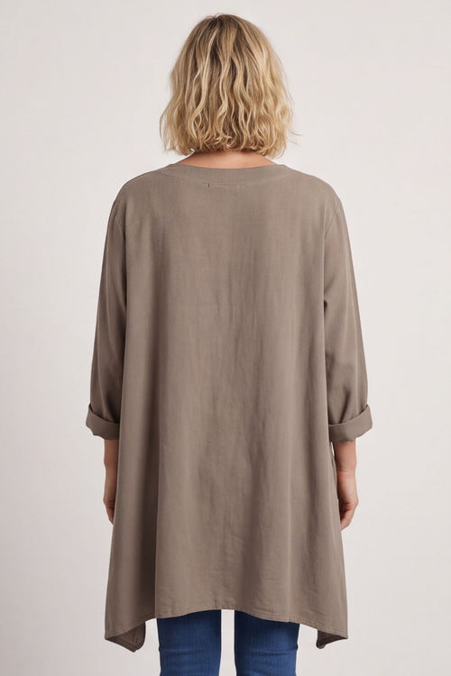 Berenice Cotton Top Mocha - Image 6