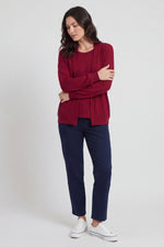 Evianna Knitted Top Wine Wine - Evianna Knitted Top Wine – image 5 of 6