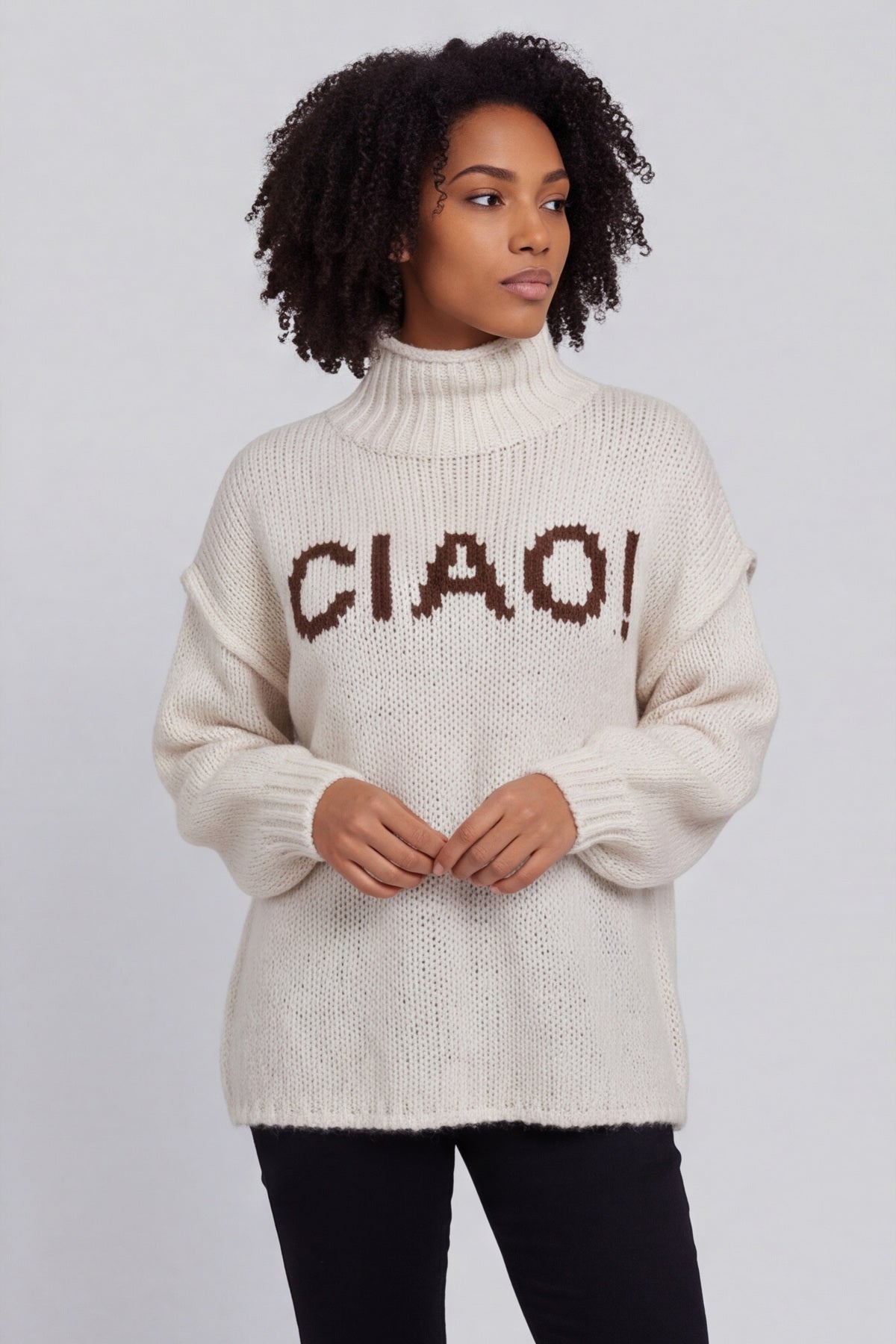 Ciao Knitted Jumper Stone – image 5 of 6
