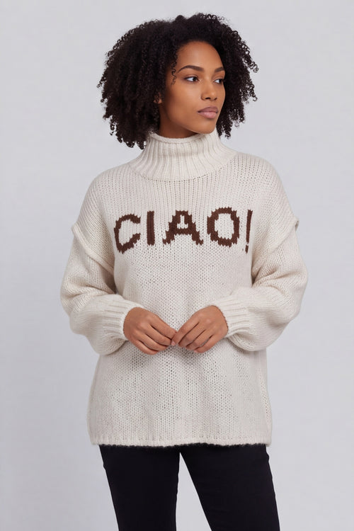 Ciao Knitted Jumper Stone – image 5 of 6