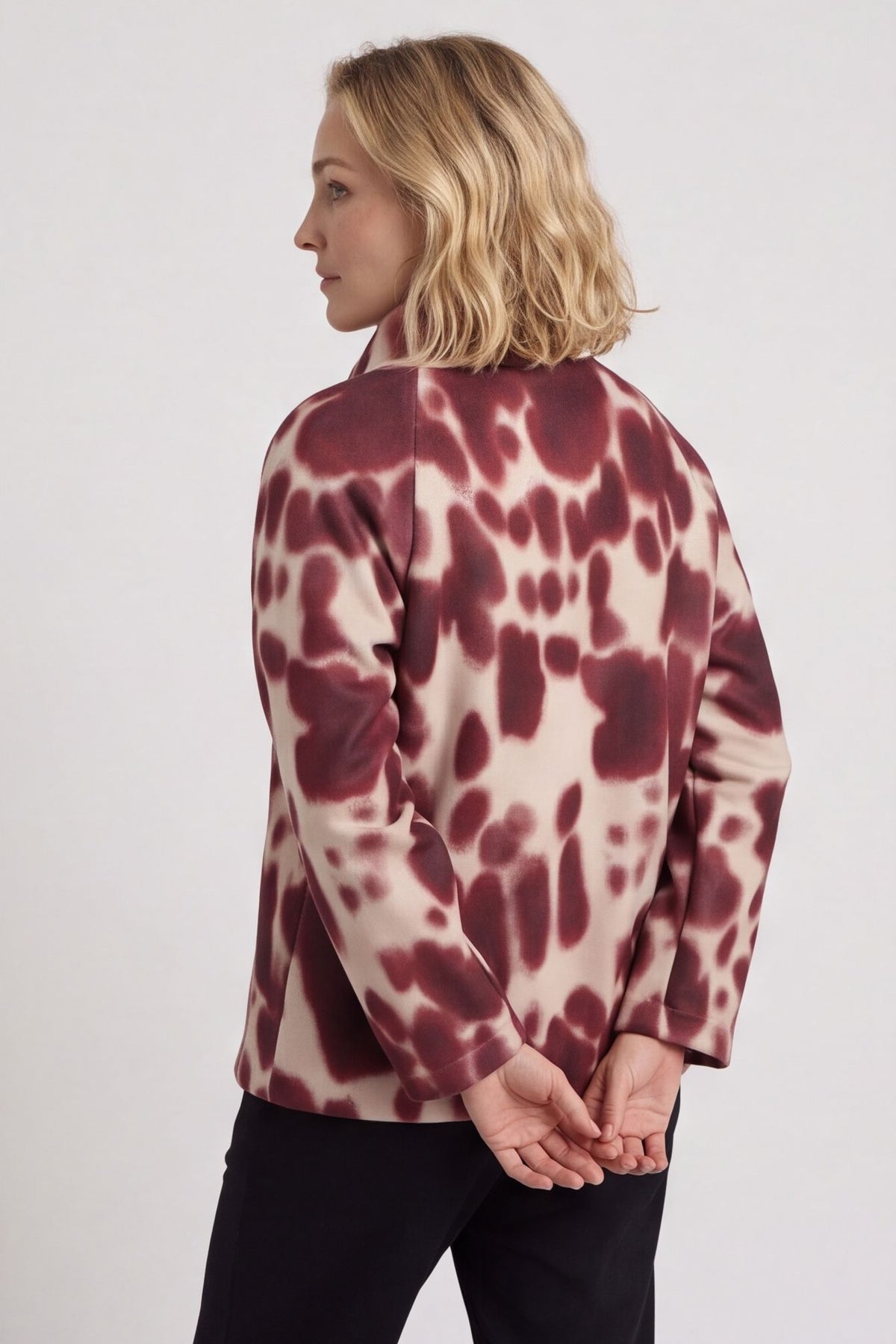 Cadence Swing Jacket Wine – image 4 of 5