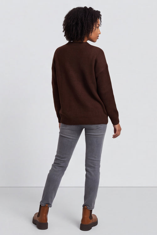 Elaine Knitted Jumper Cocoa – image 5 of 6