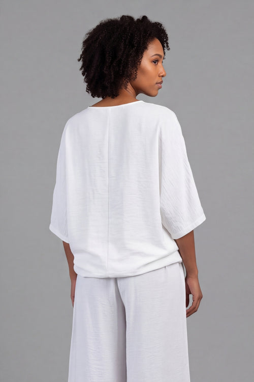Athena Wide Leg Trousers White – image 5 of 6