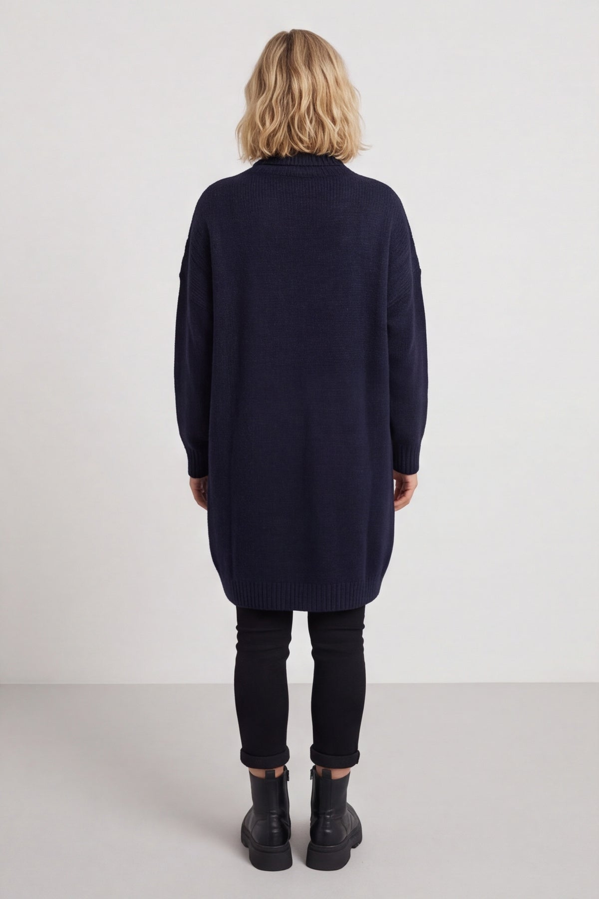 Moira Polo Knitted Jumper Navy – image 5 of 6