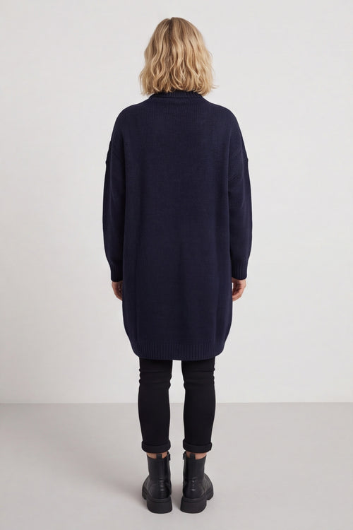Moira Polo Knitted Jumper Navy – image 5 of 6