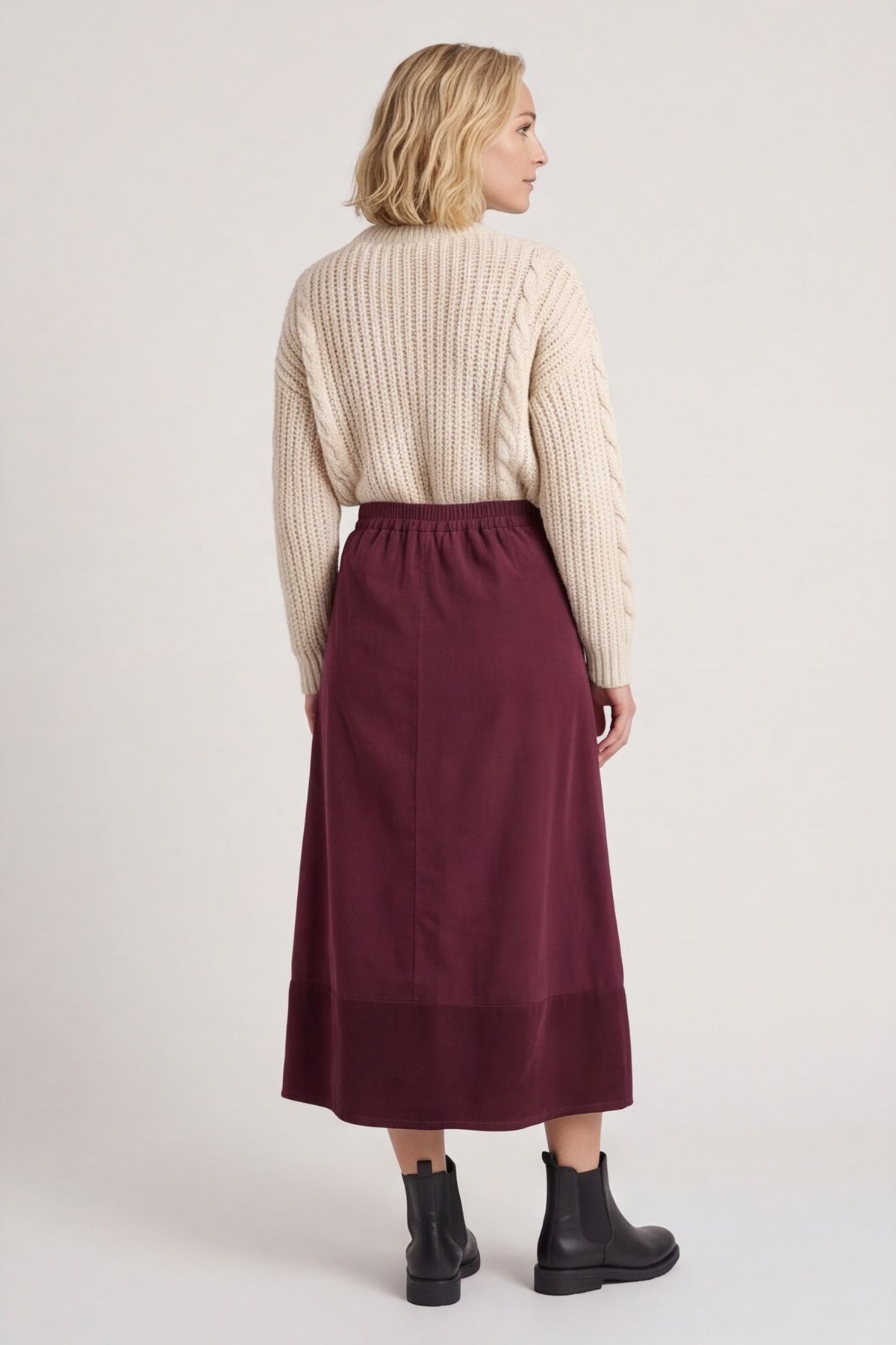 Darana Cord Skirt – image 4 of 5