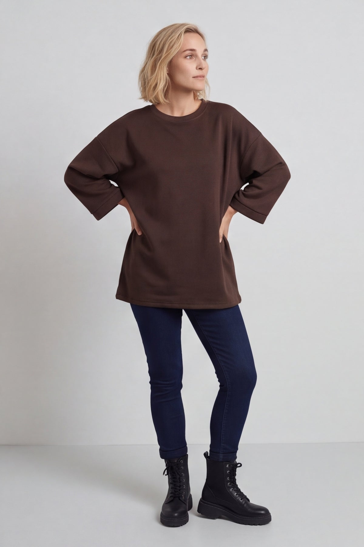 Corina Sweatshirt Cocoa – image 5 of 6