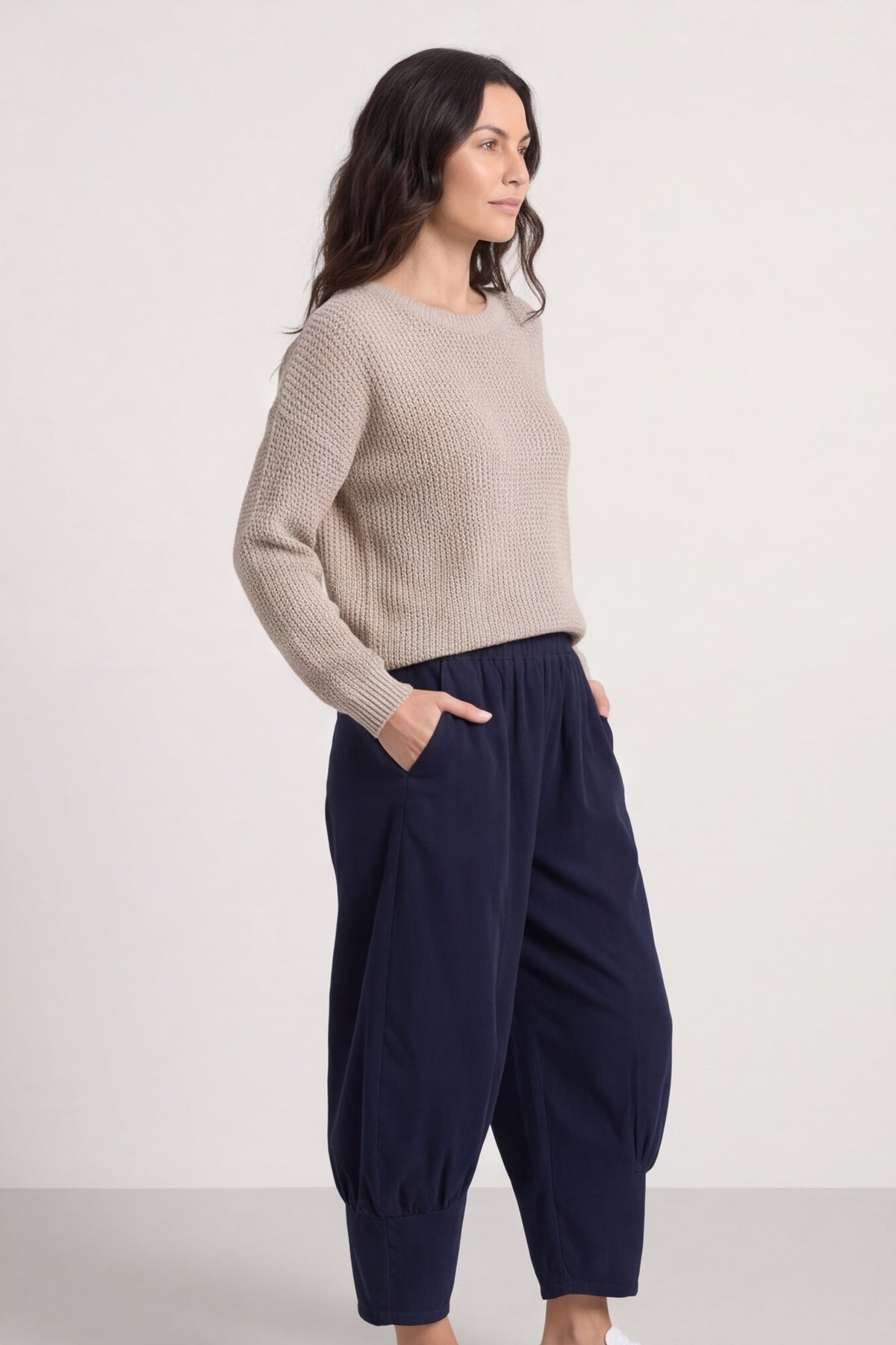 Olwen Needlecord Trousers Navy – image 5 of 6
