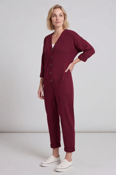 Paulton Jersey Boilersuit Wine – image 5 of 6
