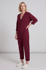 Paulton Jersey Boilersuit Wine Wine - Paulton Jersey Boilersuit Wine – image 5 of 6