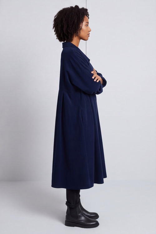 Amina Needlecord Dress Navy – image 5 of 6