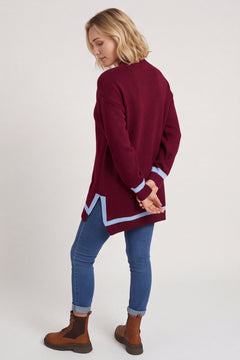 Suzette Knitted Jumper Wine – image 5 of 6