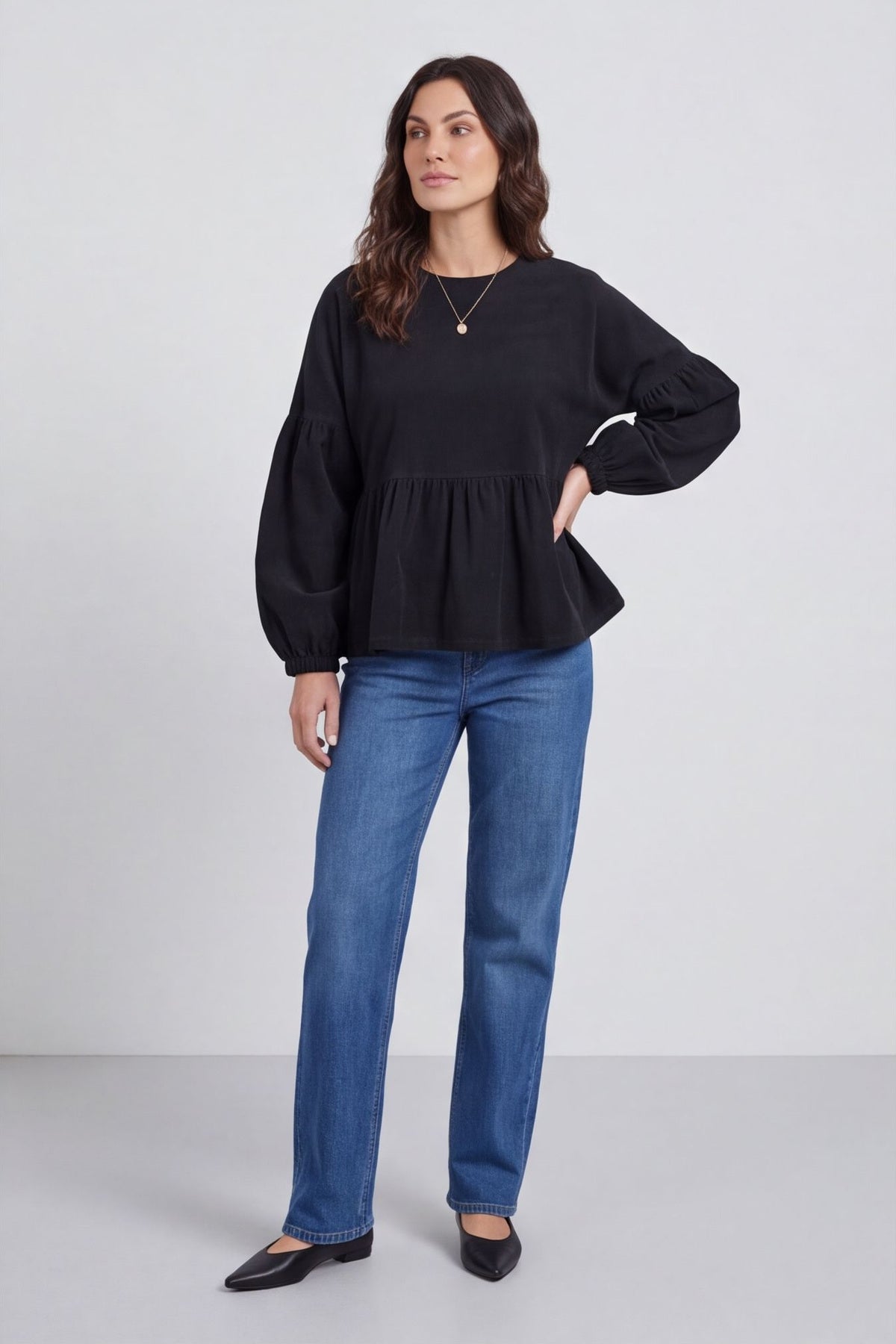 Bella Needlecord Tiered Top – image 5 of 6