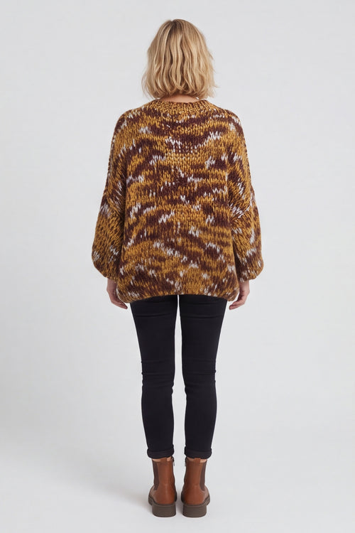 Leatrice Knitted Jumper Nutmeg – image 3 of 4