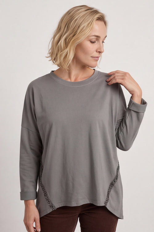 Edwina Cotton Top Mocha – image 5 of 6