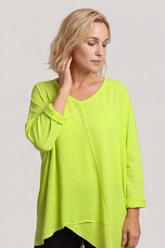 Jodie Dip Side Cotton Top Yellow – image 4 of 5