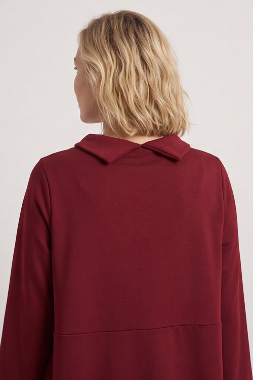 Courtney Cotton Top Wine – image 5 of 6