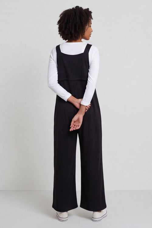 Kinley Pocket Cotton Jumpsuit Black – image 5 of 6