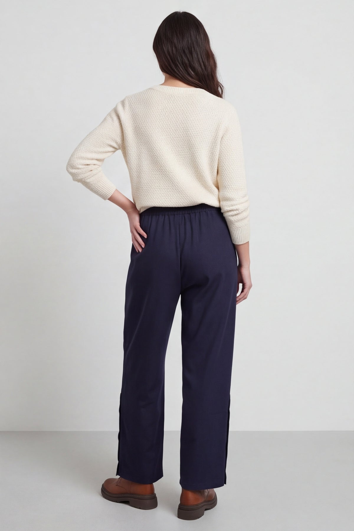 Nydia Trousers Navy – image 3 of 4