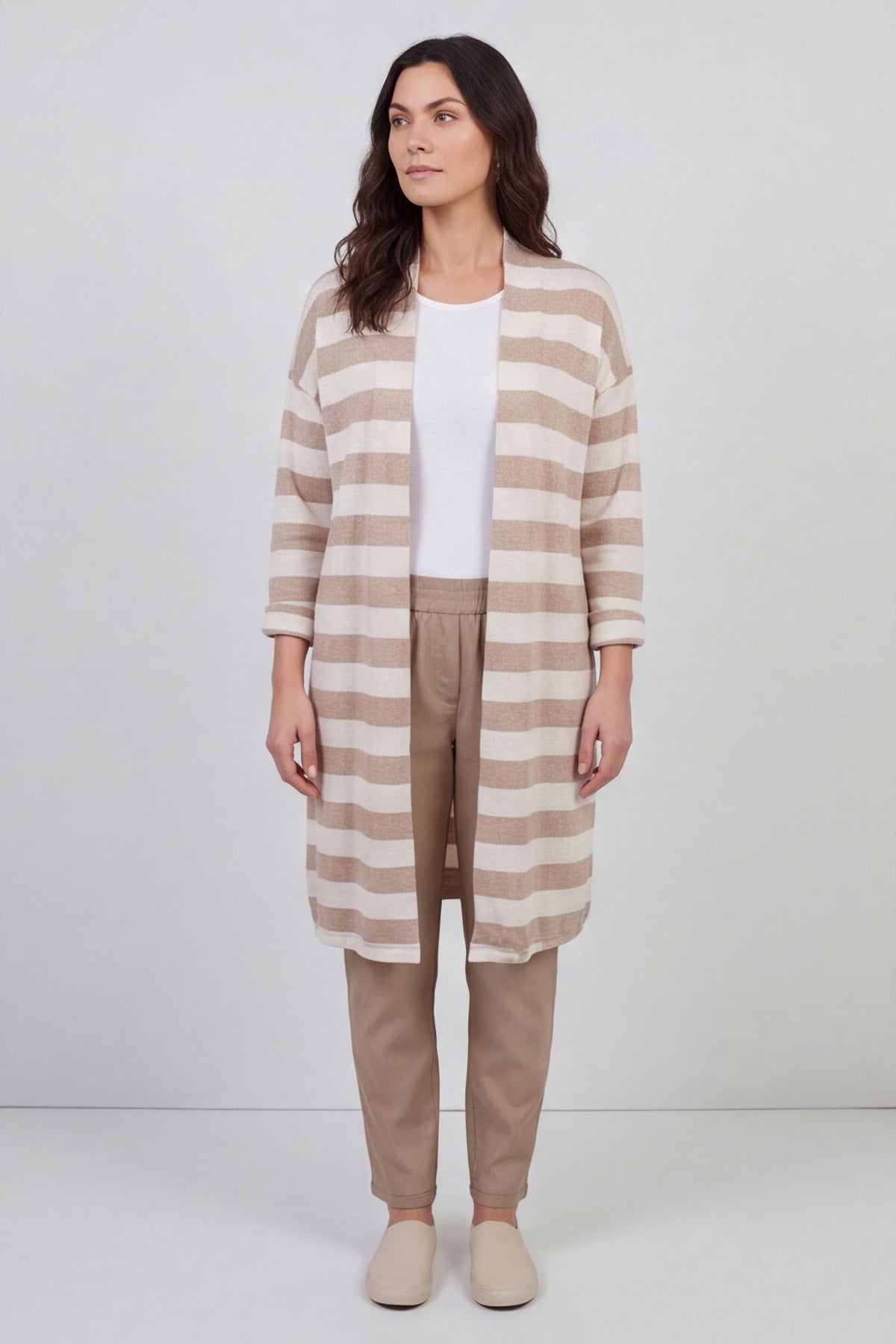 Lizzie Stripped Longline Cardigan – image 5 of 6
