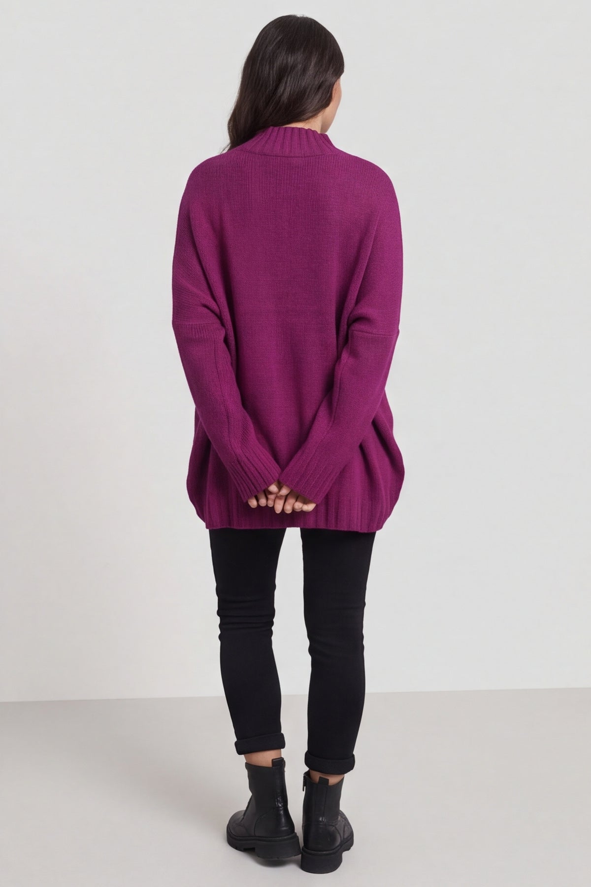 Chanelle Knitted Jumper Berry – image 4 of 5