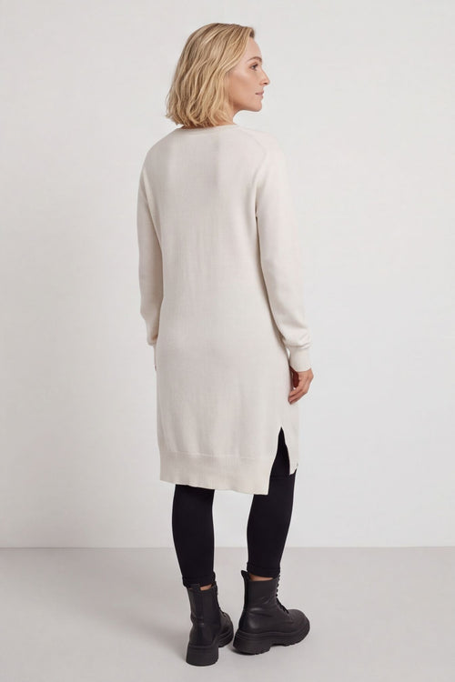 Elisa Pocket Knitted Tunic Stone – image 5 of 6