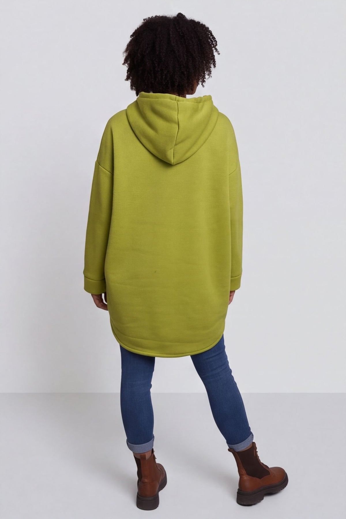 Jaylen Hooded Cotton Top Lime – image 5 of 6