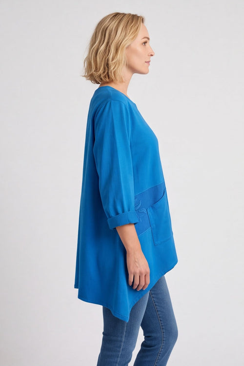 Berenice Cotton Top Cobalt – image 4 of 5
