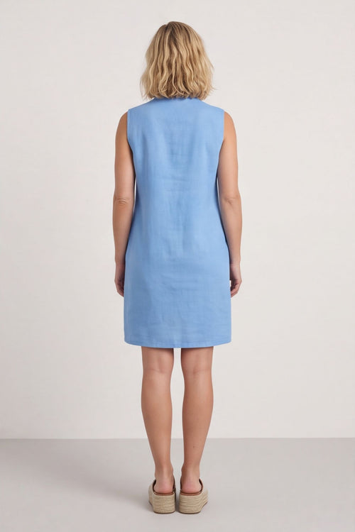 Ariyah Sleeveless Linen Tunic Powder Blue – image 5 of 5