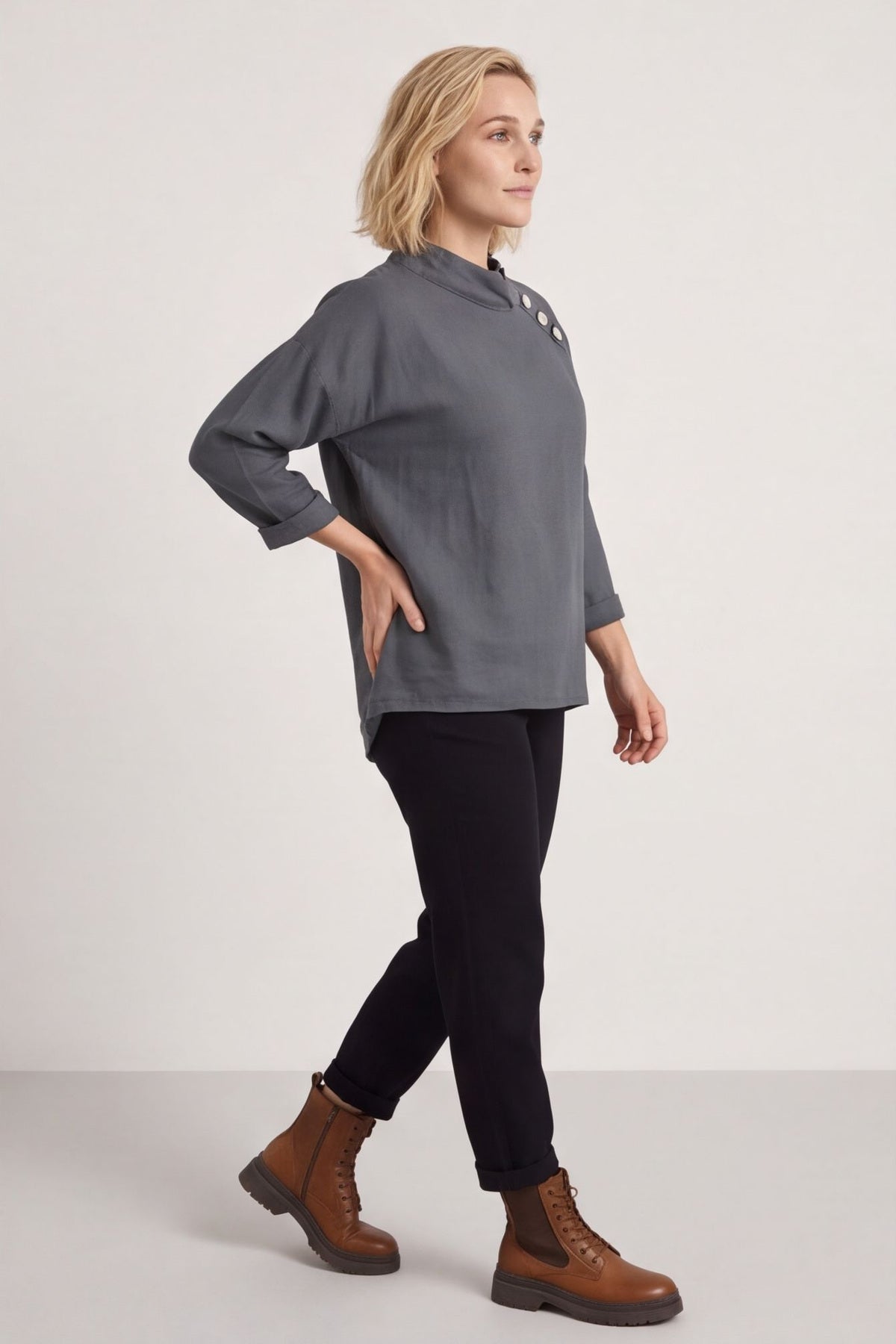 Bradley Linen Top Charcoal – image 5 of 6