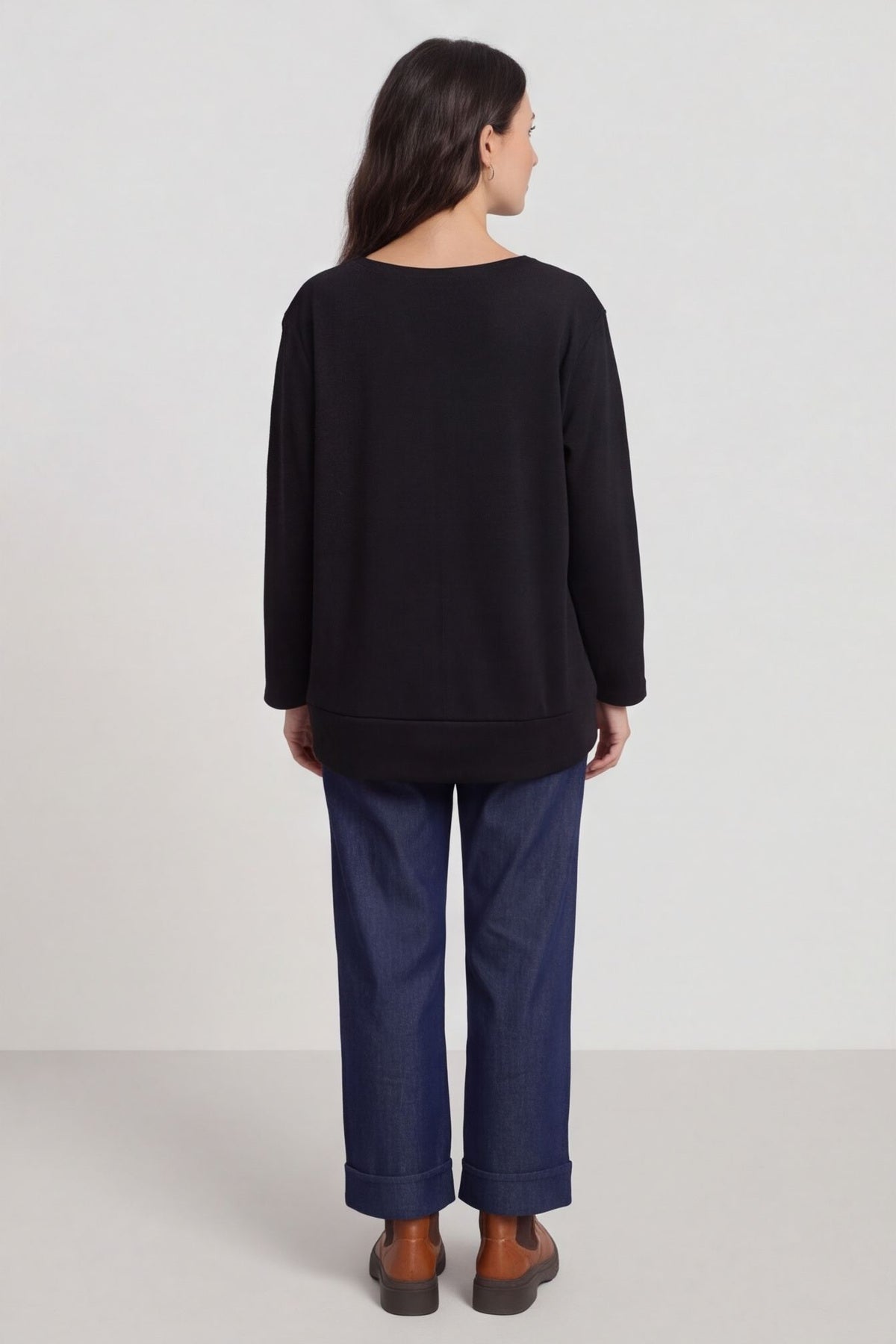 Codie Wool Top Black – image 2 of 3