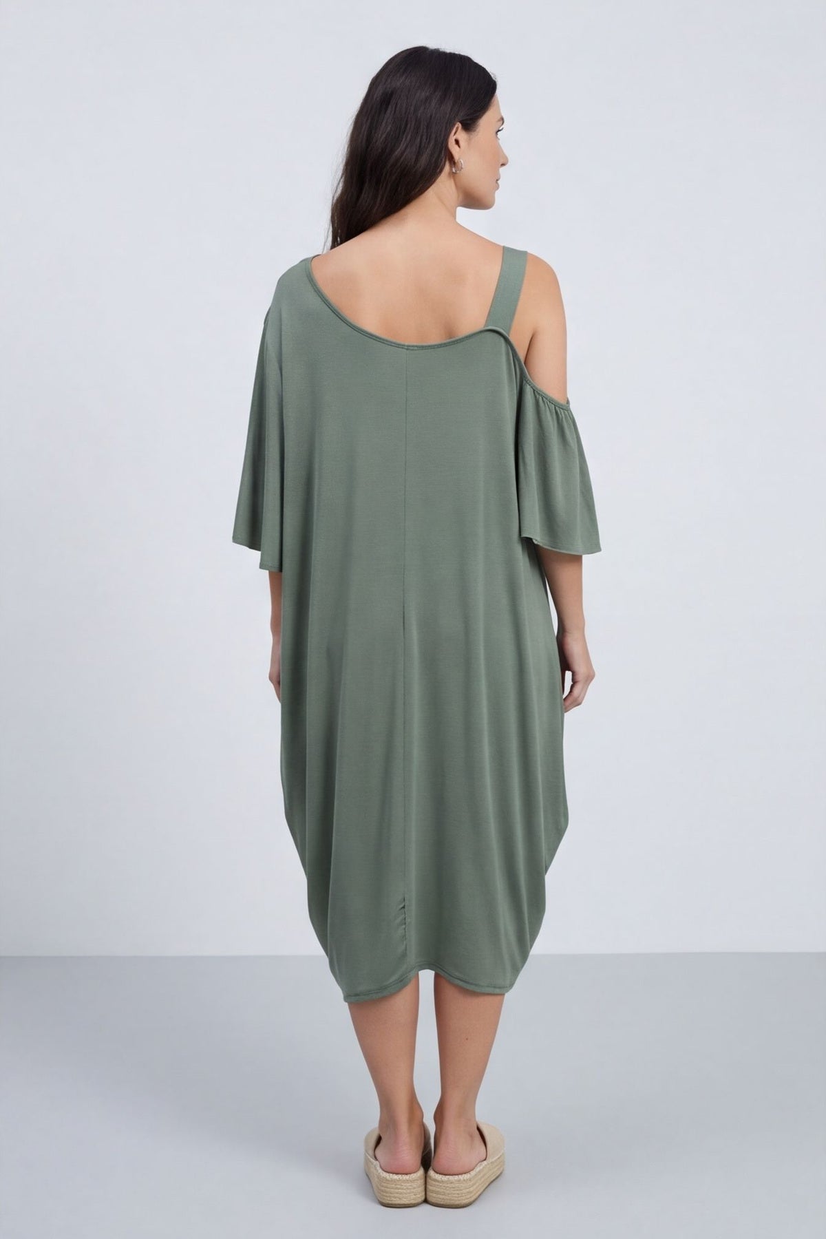 Dionne Dress Khaki – image 5 of 6