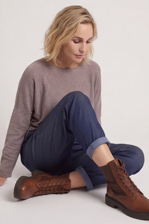 Philippa Belted Trousers Dark Denim – image 5 of 6