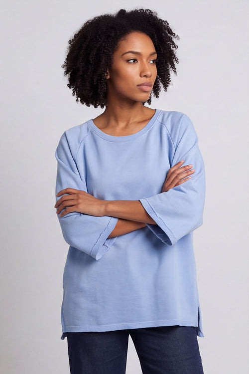 Ginny Cotton Top Powder Blue – image 5 of 6