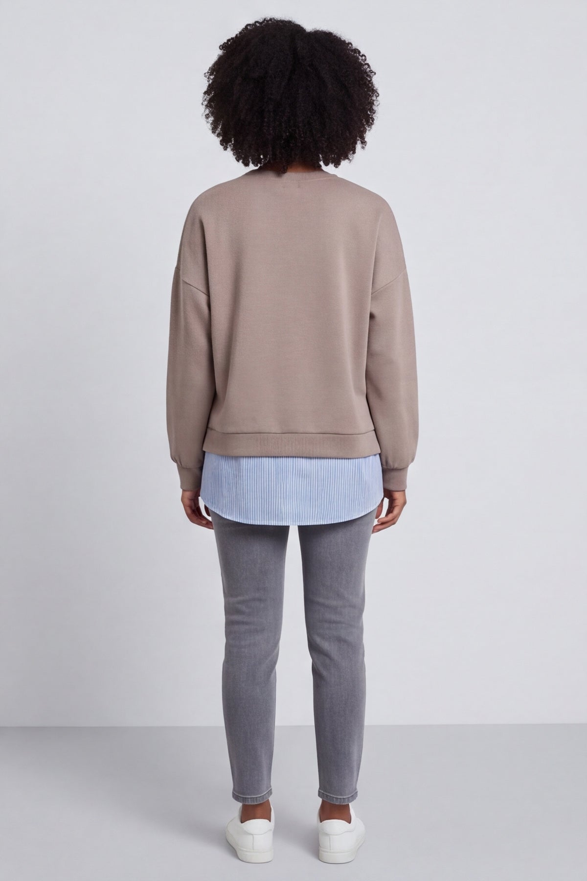 Gail Layer Detail Top Mocha – image 5 of 6