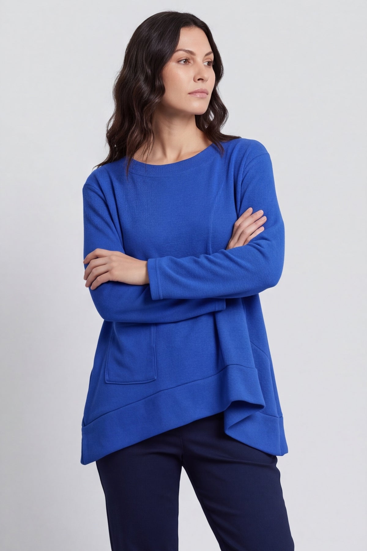 Codie Wool Top Cobalt – image 4 of 5