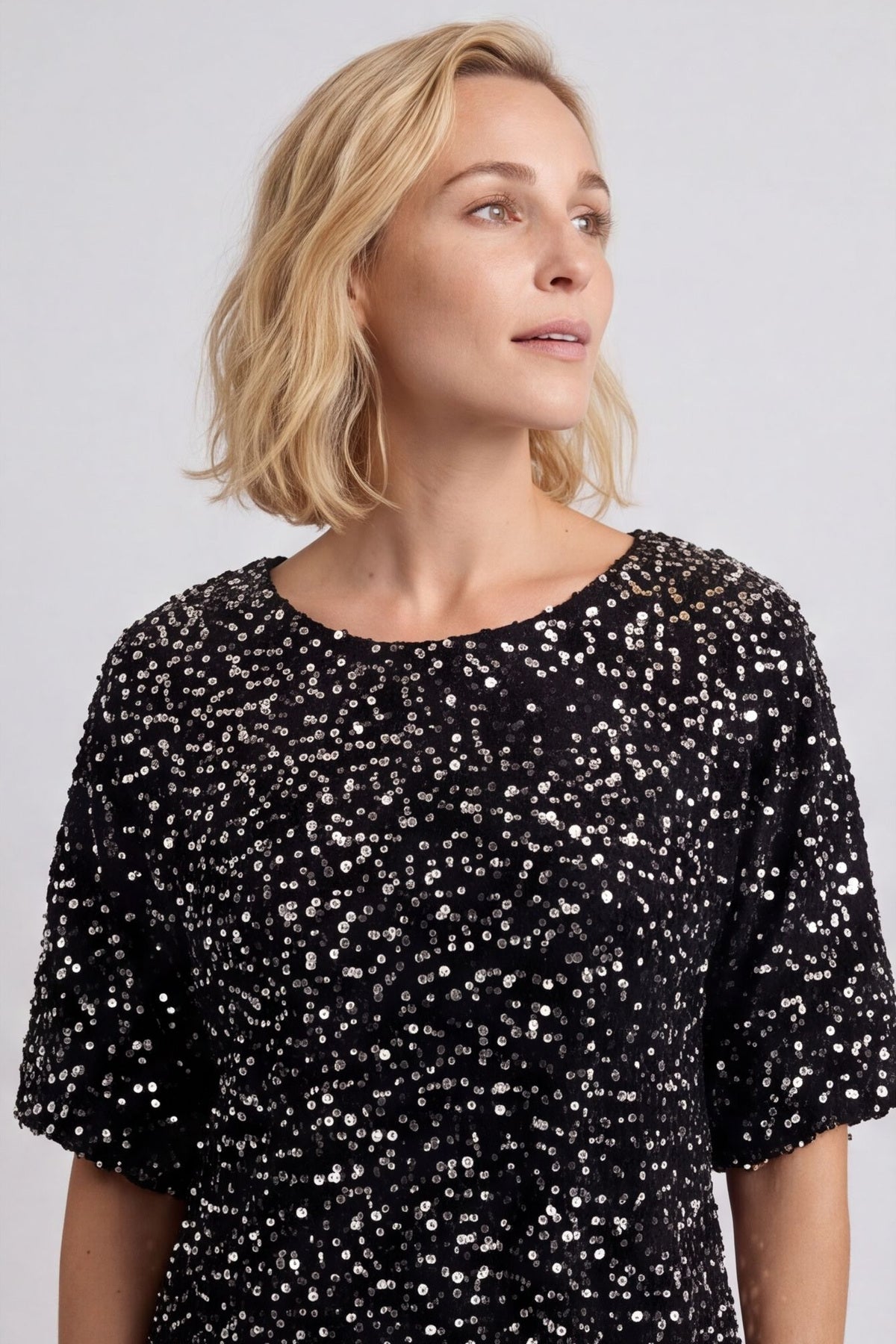 Kaylina Sequin Top Black – image 5 of 6