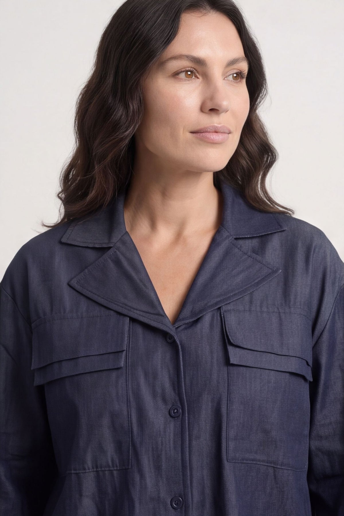 Dayna Denim Jacket Dark Denim – image 5 of 5