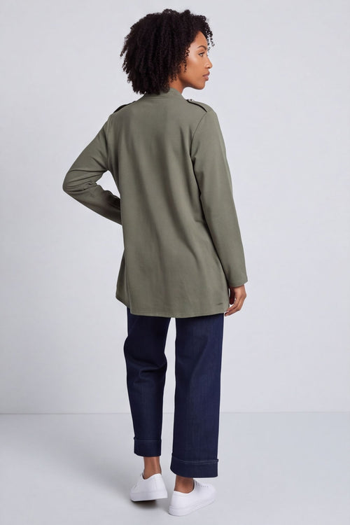 Gatwick Jersey Jacket Khaki – image 4 of 5